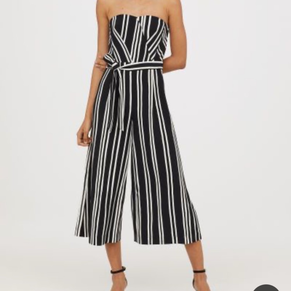 [ H&M ] Strapless Jumpsuit *New